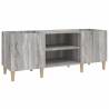 Record Cabinet Grey Sonoma - 121x38x48 cm Engineered Wood