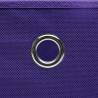 10 Purple Fabric Storage Boxes - Durable & Foldable | Hipomarket