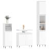 3 Piece High Gloss White Bathroom Furniture Set | HipoMarket