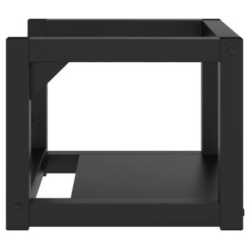 Black Wall-mounted Bathroom Washbasin Frame - 40x38 cm