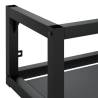 Black Wall-mounted Bathroom Washbasin Frame - 40x38 cm