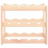 Wine Rack for 12 Bottles - Elegant Pinewood Display