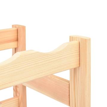 Wine Rack for 12 Bottles - Elegant Pinewood Display
