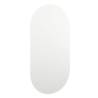 LED Illuminated Oval Mirror 40x20 cm - Stylish & Functional