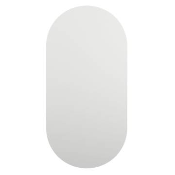 LED Illuminated Oval Mirror 40x20 cm - Stylish & Functional