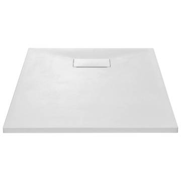 SMC White Shower Base Tray 100x70 cm - Modern & Durable