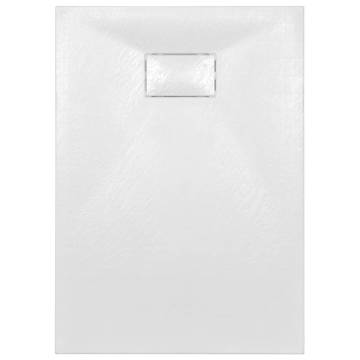 SMC White Shower Base Tray 100x70 cm - Modern & Durable