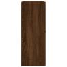 Elegant Wall Mounted Cabinets - 2 pcs Brown Oak Engineered Wood