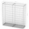 Gabion Basket with Lids - Galvanised Wire 100x100x30 cm