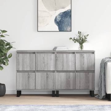 Classic Grey Sonoma Sideboards - 2 pcs | Hipo Market