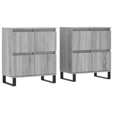 Classic Grey Sonoma Sideboards - 2 pcs | Hipo Market