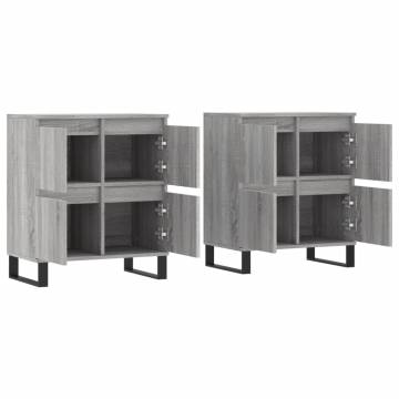 Classic Grey Sonoma Sideboards - 2 pcs | Hipo Market