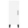 Stylish Highboard White 34.5x34x180 cm - HipoMarket