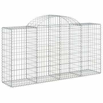 Arched Gabion Baskets - Durable Garden Barriers | HipoMarket