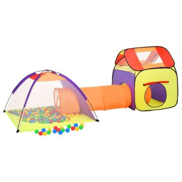 Children Play Tent Multicolour - Fun & Durable 3-in-1 Design