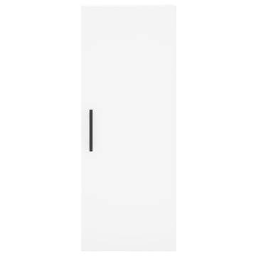 Stylish Highboard White 34.5x34x180 cm - HipoMarket