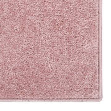 Elegant Pink Short Pile Rug 240x340 cm - Hipomarket