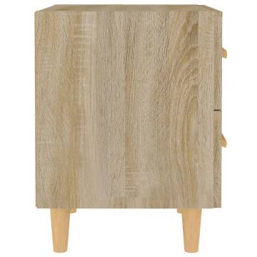 Sonoma Oak Bed Cabinet - Scandinavian Charm 40x35x47.5 cm