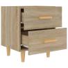 Sonoma Oak Bed Cabinet - Scandinavian Charm 40x35x47.5 cm