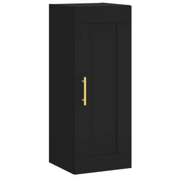 Stylish Highboard Black 34.5x34x180 cm | Hipomarket UK