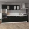 Hanging Glass Cabinet Black 80x31x60 cm - Stylish Storage