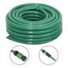 Garden Hose with Fitting Set Green 0.9" 10 m PVC Size 10 m (0.75") Quantity in Package 1 Model with accessories 