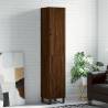 Highboard Brown Oak 34.5x34x180 cm Engineered Wood Colour brown oak Quantity in Package 1 Model 1 door 