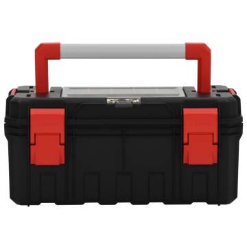 Tool Box Black and Red - 55x28x26.5 cm | Hipomarket