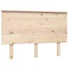 Stylish Solid Wood Pine Bed Headboard - 124x6x82.5 cm