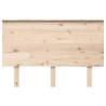 Stylish Solid Wood Pine Bed Headboard - 124x6x82.5 cm