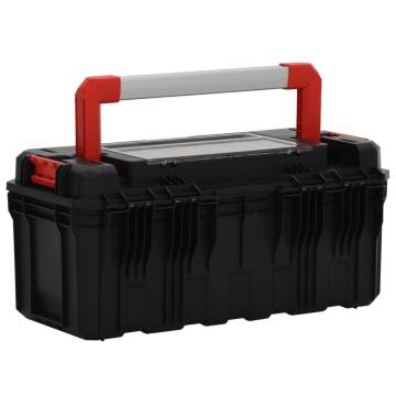 Tool Box Black and Red - 55x28x26.5 cm | Hipomarket