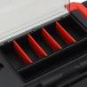 Tool Box Black and Red - 55x28x26.5 cm | Hipomarket