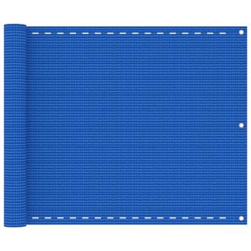 Balcony Screen Blue 75x500 cm | HDPE Privacy & Shade