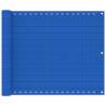 Balcony Screen Blue 75x500 cm HDPE Colour blue Size 75 x 500 cm Quantity in Package 1 