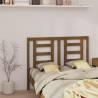 Bed Headboard Honey Brown 146x4x100 cm Solid Wood Pine Colour honey brown Size 146 x 100 cm Quantity in Package 1 