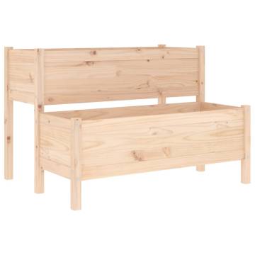 Planter 110x84x75 cm Solid Wood Pine | Hipo Market