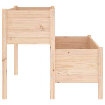 Planter 110x84x75 cm Solid Wood Pine | Hipo Market