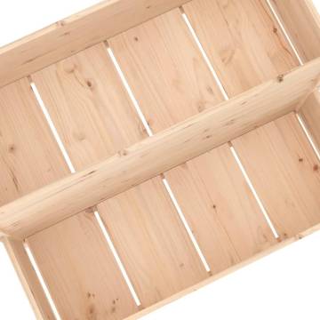 Planter 110x84x75 cm Solid Wood Pine | Hipo Market