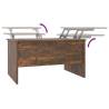 Stylish Smoked Oak Coffee Table - 80x50 cm | Hipomarket