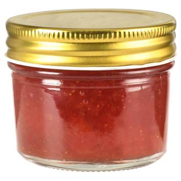 Glass Jam Jars with Gold Lid - 48 pcs 110 ml | HipoMarket