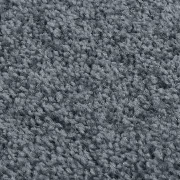 Elegant Anthracite Short Pile Rug 200x290 cm - HipoMarket