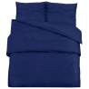 Navy Blue Duvet Cover Set - Lightweight Microfiber 135x200 cm