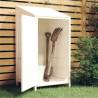 Garden Shed White 55x52x112 cm Solid Wood Fir Colour white Size 55 x 52 x 112 cm Quantity in Package 1 