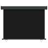 Balcony Side Awning 122x250 cm Black - Stylish & Durable