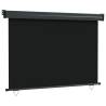 Balcony Side Awning 122x250 cm Black - Stylish & Durable