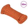 Boat Rope Orange 3 mm 50 m Polypropylene Colour orange Quantity in Package 1 Length 50 m Diameter 3 mm 