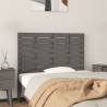 Wall Headboard Grey 96x3x63 cm Solid Wood Pine Colour grey Size 96 x 63 cm Quantity in Package 1 