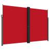 Retractable Side Awning Red 220x1000 cm - Stylish Privacy Solution