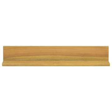 Wall Shelves 2 pcs - Solid Teak Wood | HipoMarket