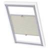 Pleated Blinds Cream S08/608 Colour cream Velux size code s08/608 